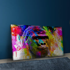 Gorrila Face Canvas Wall Art