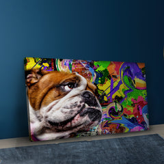 Bull Dog Canvas Wall Art