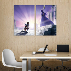 Princess Saturn Minimalist Art