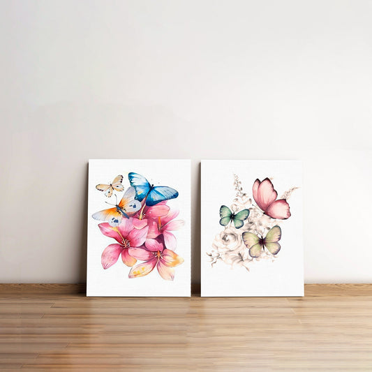 Water Color Buttlefly Art