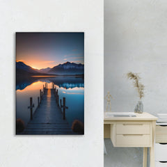 Majestic Cliffside Sunset