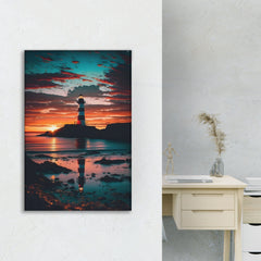 Sunset Landscape Art