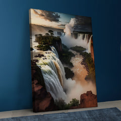 Glistening Waterfall Mist