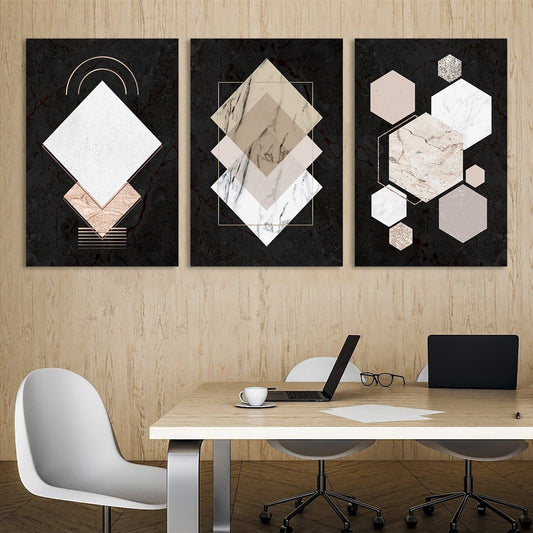 Abstract Geometry Canvas Wall Art Prints