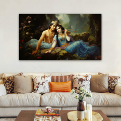Radha Krishna Classic Canvas Wall Art Prints – Timeless Home Décor