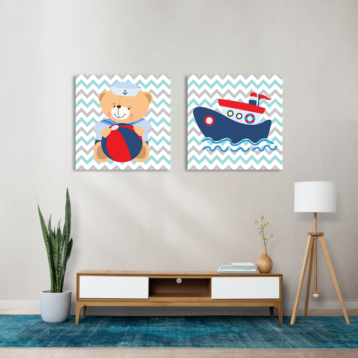 Doodle Minimalist Canvas Art