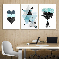 Love in Blue Art