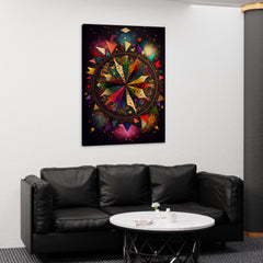 Serenity Swirls Mandala Canvas