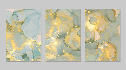 Abstract Marble Wall Art Prints for Living Room and Bedroom Decor